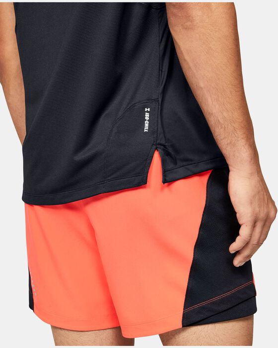 Men's UA Qualifier Iso-Chill Run Short Sleeve image number 3