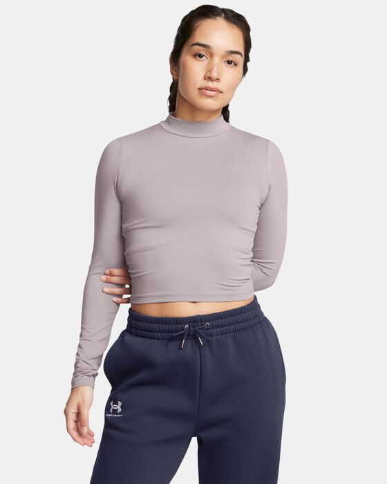 Women's UA Meridian Mock Long Sleeve image number 0