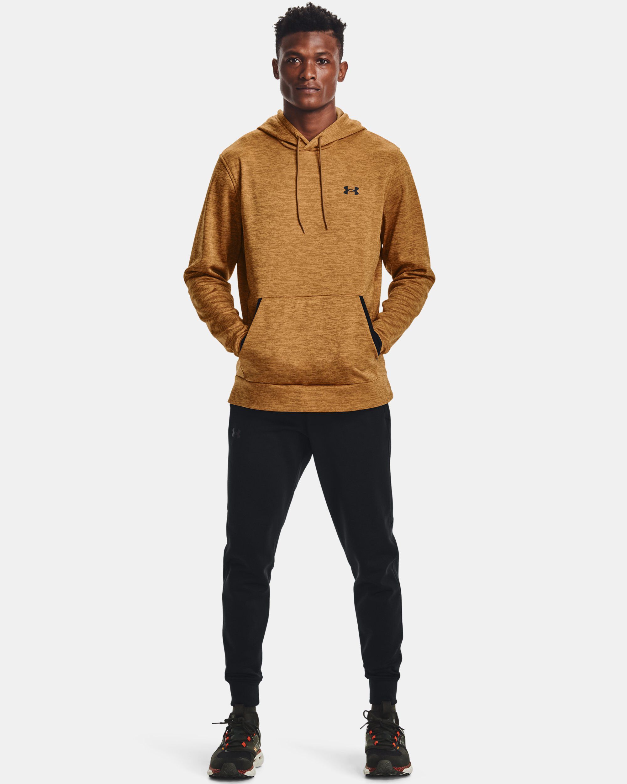 Under Armour Men s Armour Fleece Twist Hoodie Brown in KSA