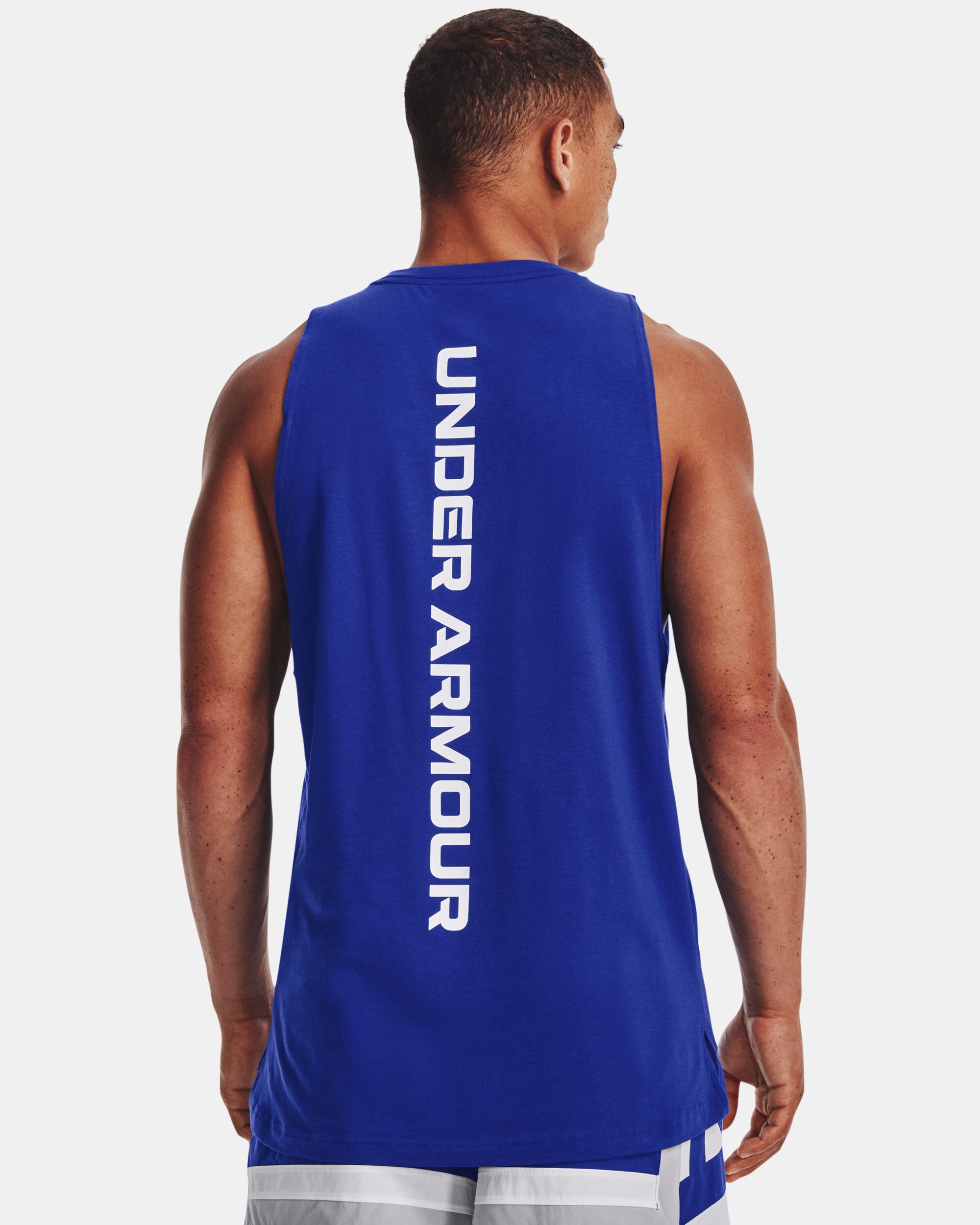 Men's under armour hot sale baseline cotton tank
