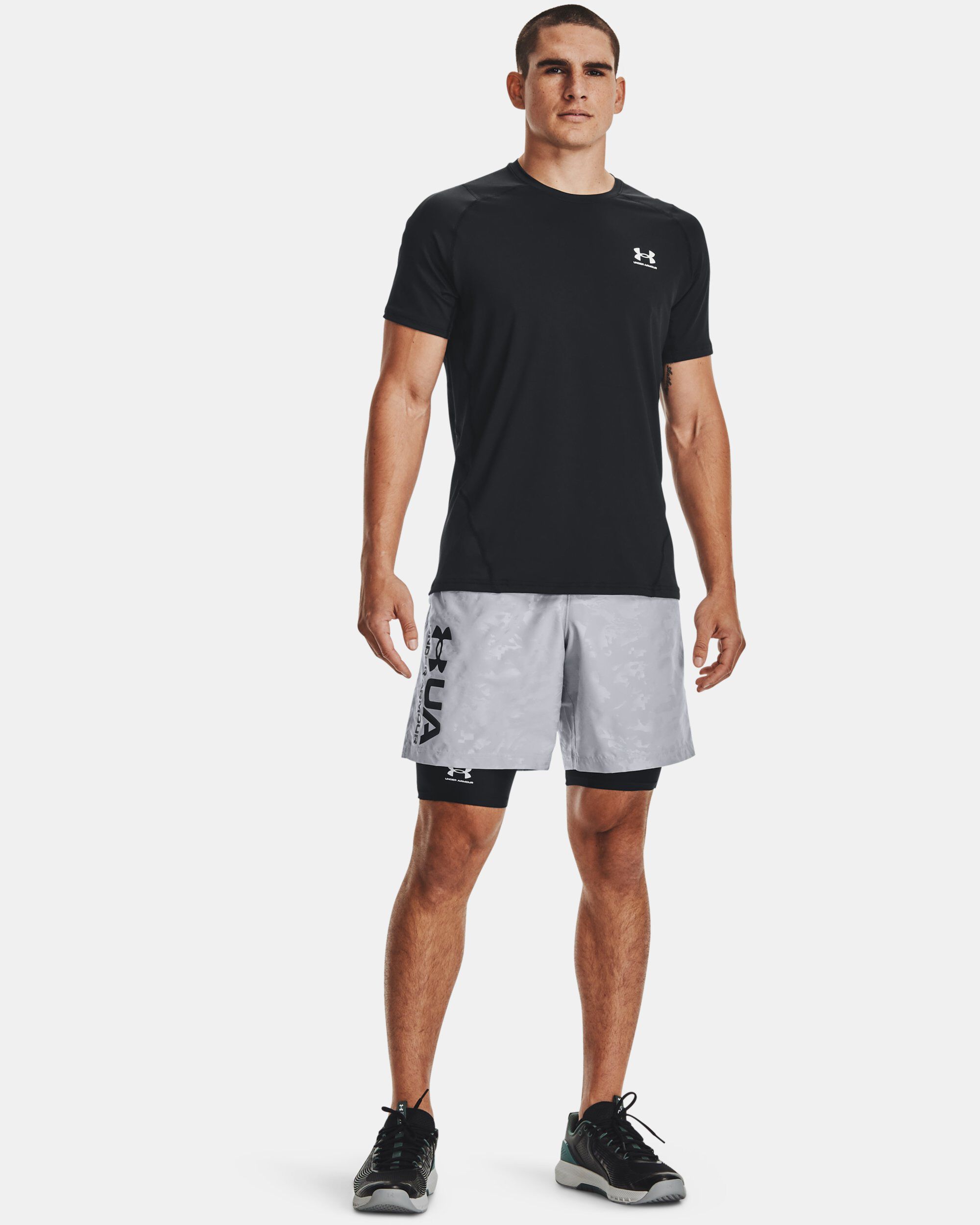 Under Armour Men s HeatGear Pocket Long Shorts Black in KSA
