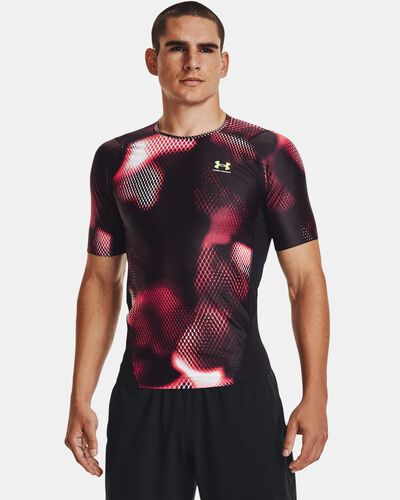 Men's UA Iso-Chill Compression Printed Short Sleeve