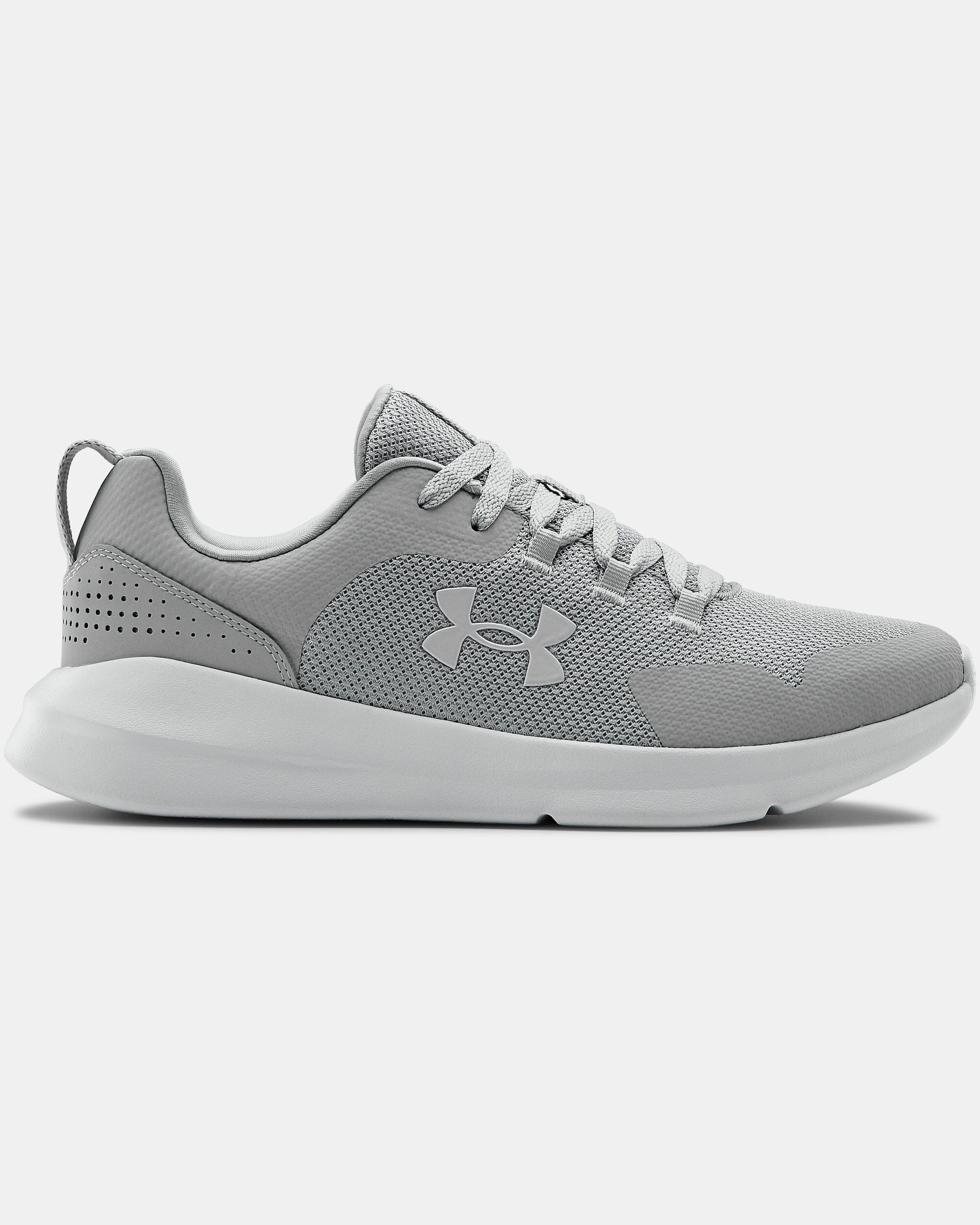 Under Armour Men's UA Essential Sportstyle Shoes Grey in KSA