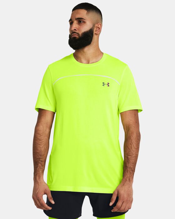 Men's UA Vanish Elite Seamless Wordmark Short Sleeve image number 0