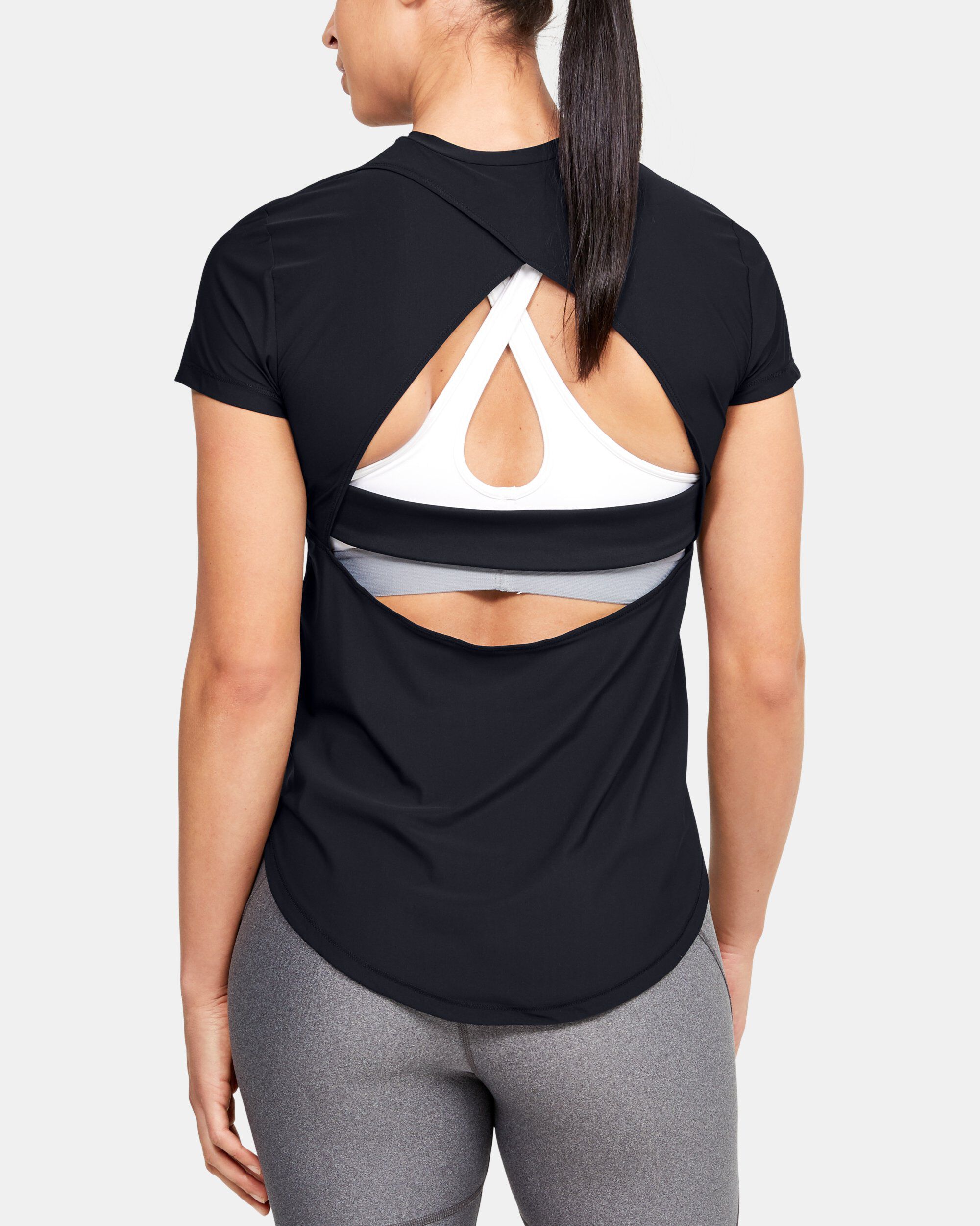 Under Armour Women s UA Breathelux Stretch Open Back Short Sleeve