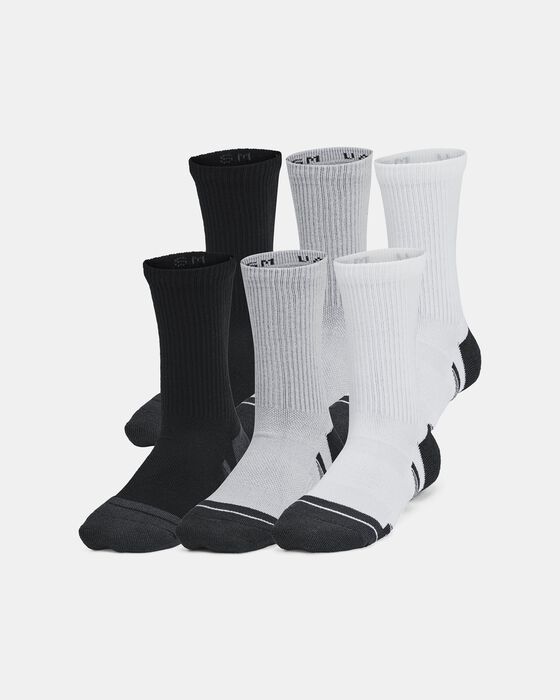 Kids' UA Performance Tech 6-Pack Crew Socks image number 0
