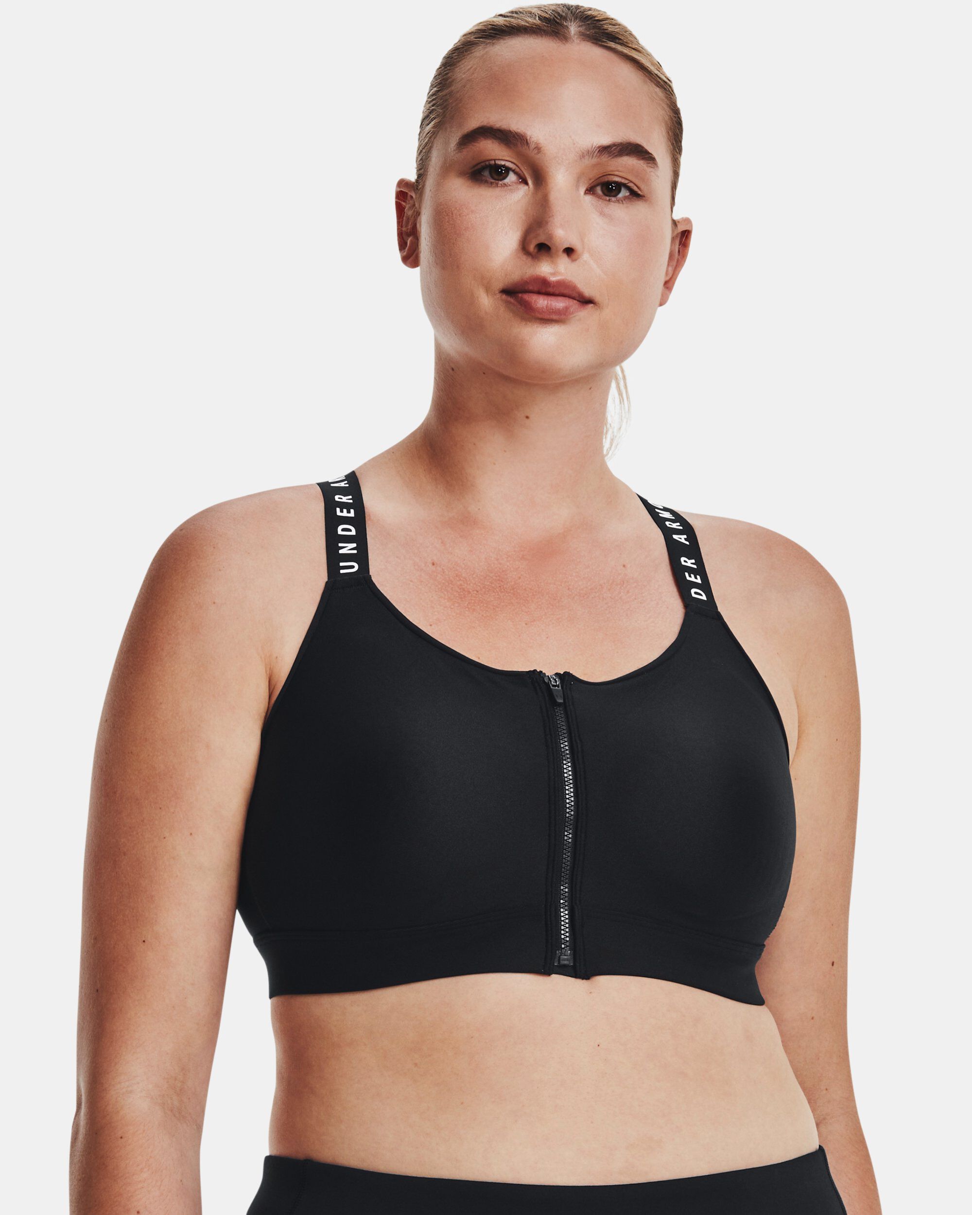 Under armour zip sports bra top