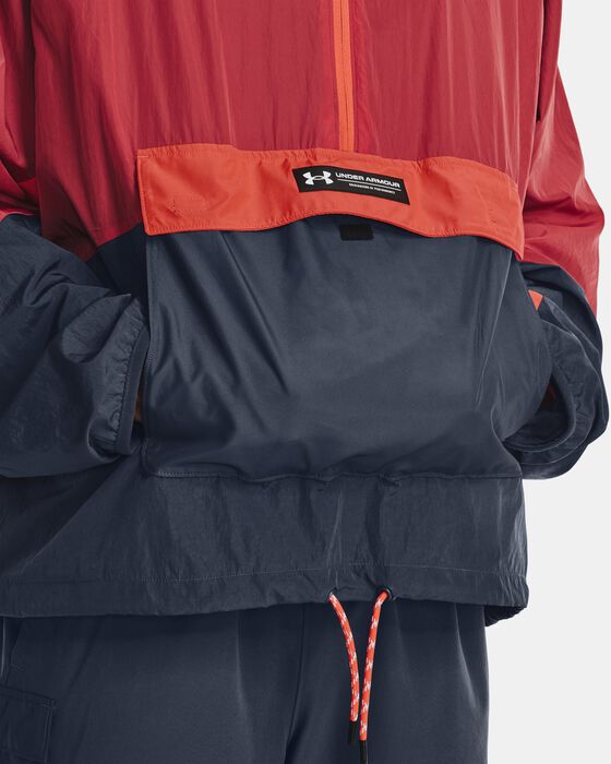 Men's UA RUSH™ Woven ½ Zip Anorak Jacket image number 7