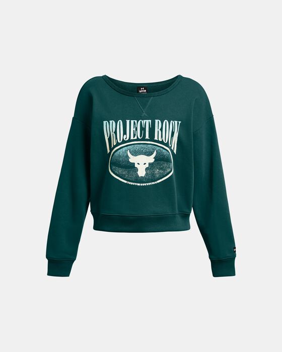 Women's Project Rock Heavyweight Terry Long Sleeve image number 2