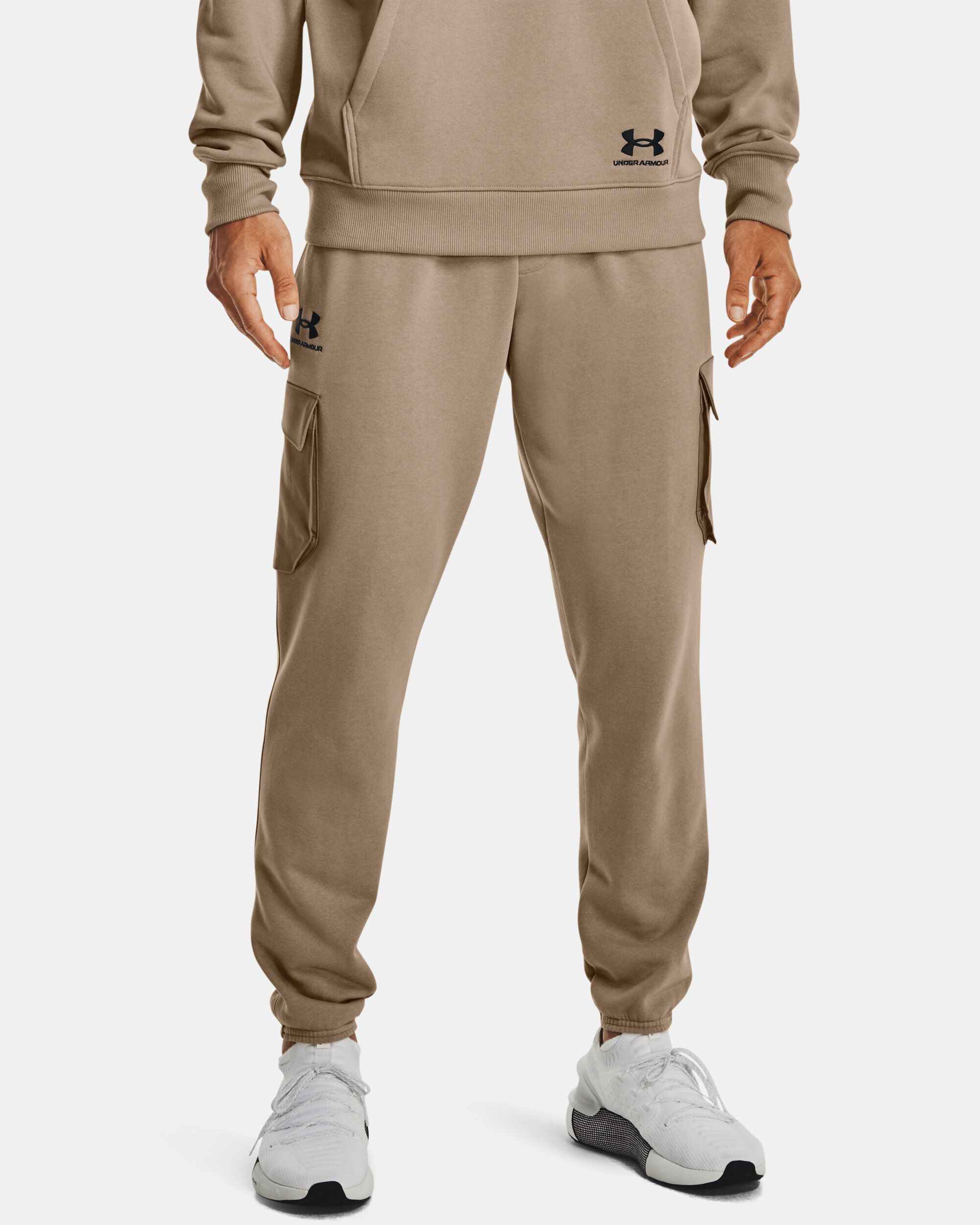Under armour joggers khaki online