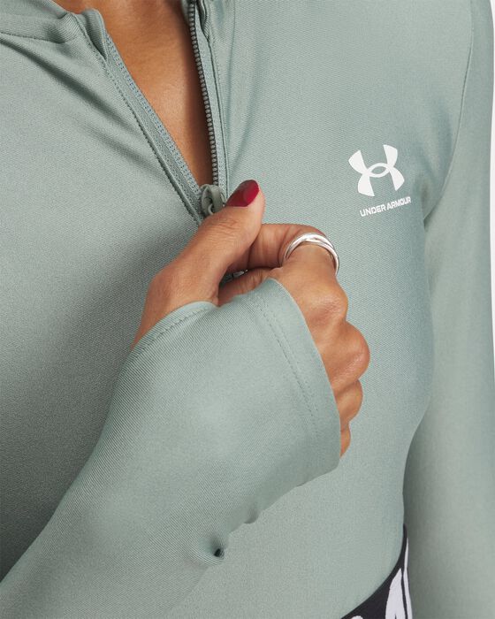 تيشيرت هيت جير ريب 1/4 سحاب بأكمام طويلة للنساء تيشيرت هيت جير ريب 1/4 سحاب بأكمام طويلة للنساء image number 2