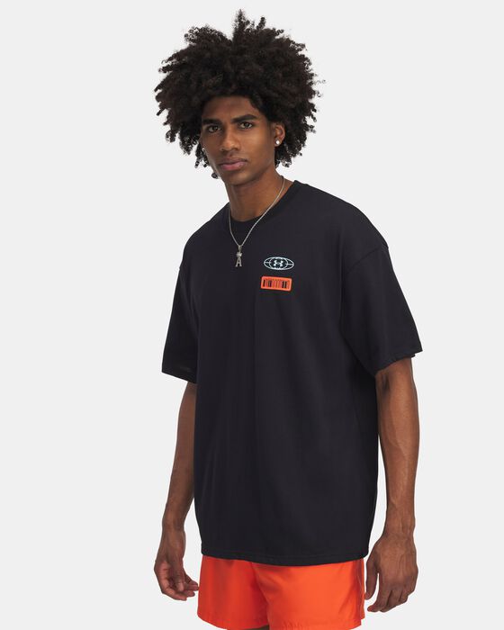 Men's UA Heavyweight Hoops Mix Tape Short Sleeve image number 0