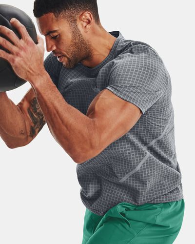 Men's UA Seamless Grid Short Sleeve