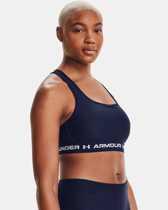 Women's Armour® Mid Crossback Sports Bra image number 2