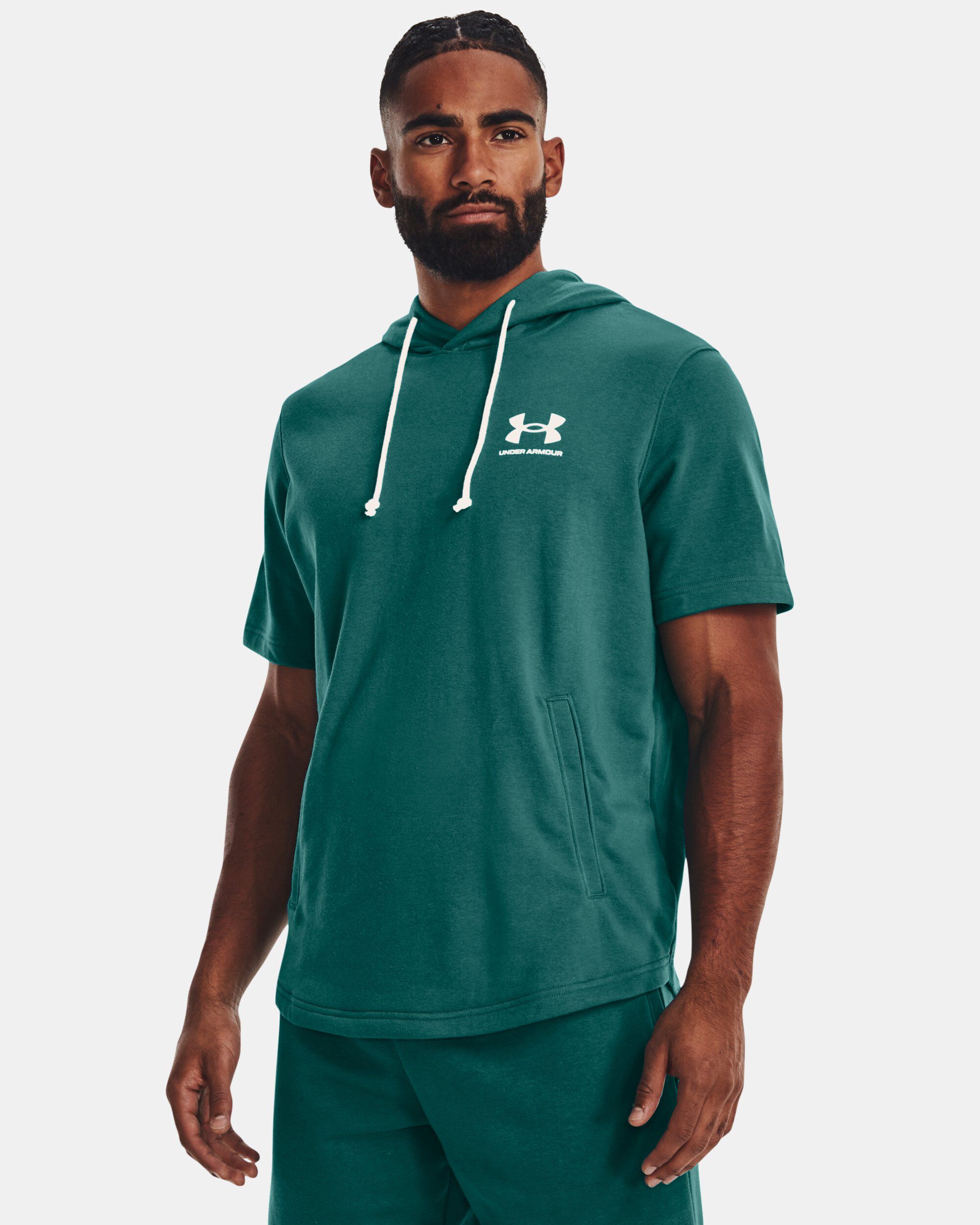 Men's ua sportstyle terry short sleeve hoodie deals