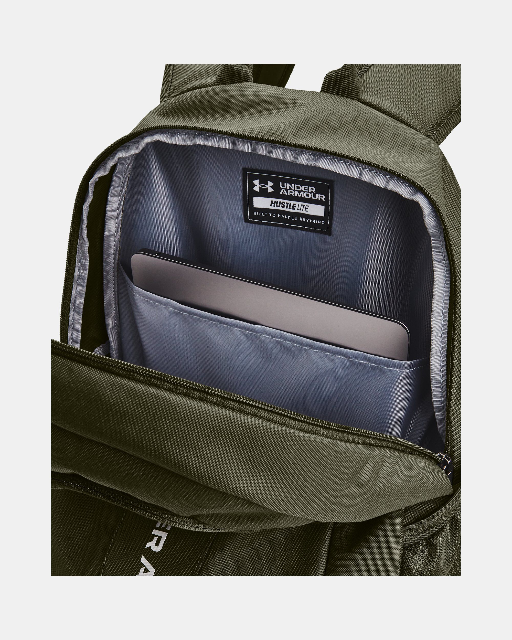 Under armour hustle backpack green hotsell
