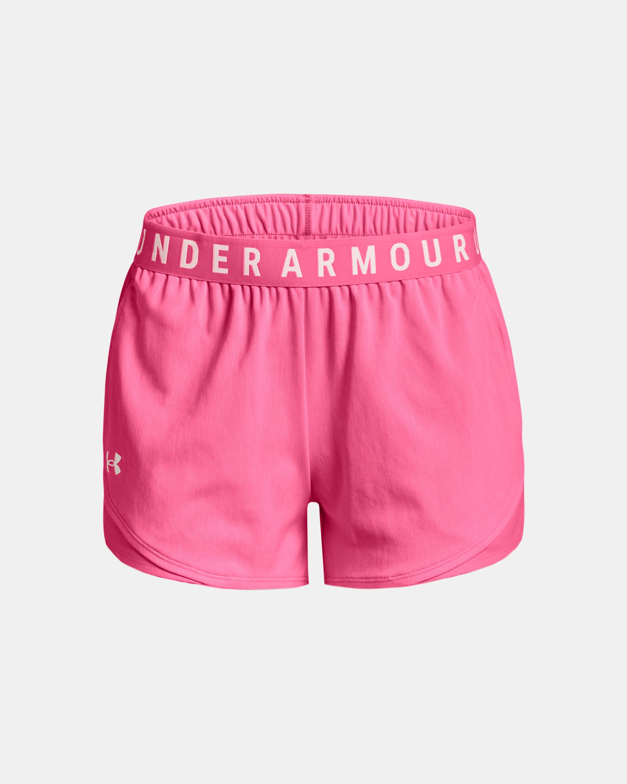 Hot pink under armour shorts on sale