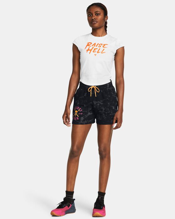 Women's Project Rock Terry Underground Shorts image number 2