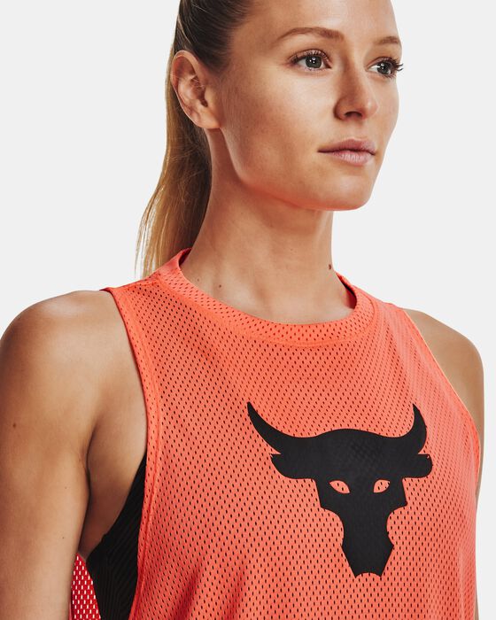Women's Project Rock Mesh Tank image number 5
