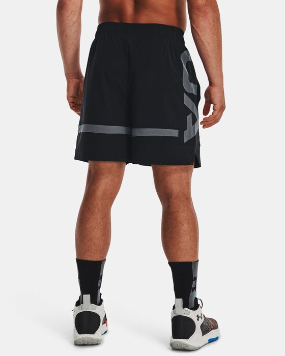 Men's UA Baseline Woven Shorts image number 1