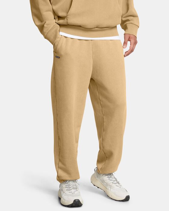 Men's UA Icon Heavyweight Fleece Wash Oversized Pants image number 0