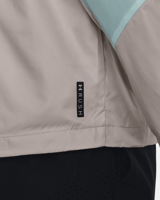 Men's UA RUSH™ Woven Full-Zip image number 4