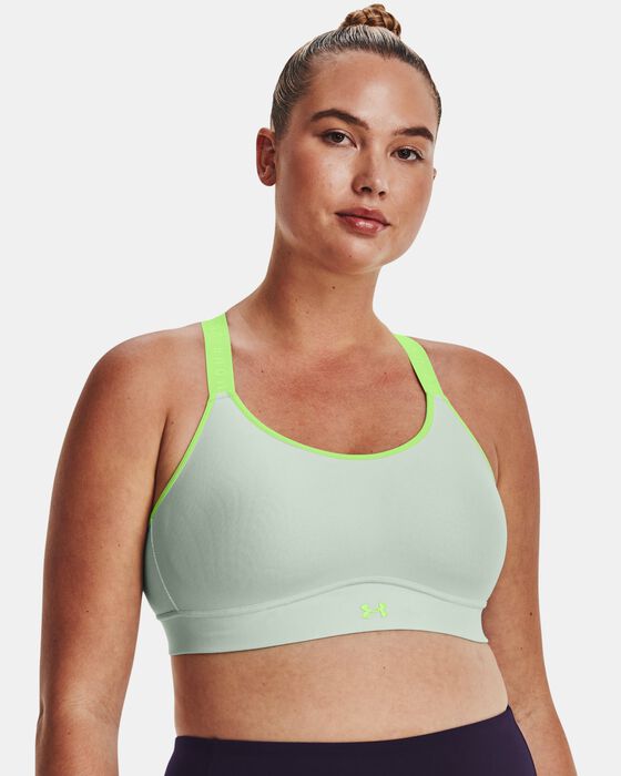 Women's UA Infinity Mid Covered Sports Bra image number 4