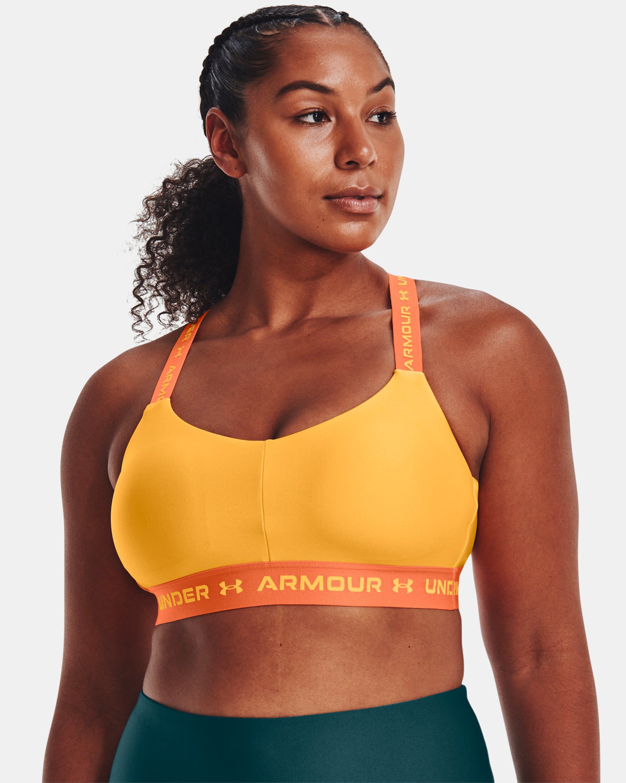 Neon orange sports bra best sale