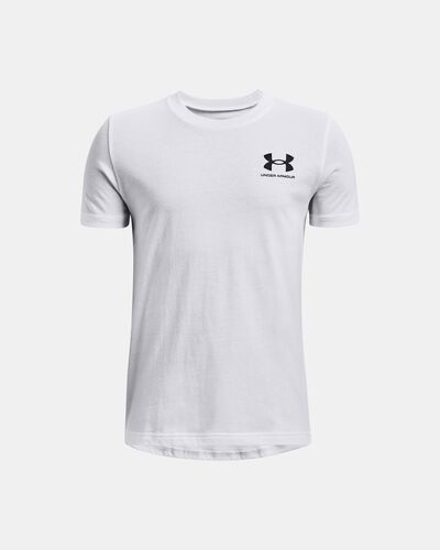 Boys' UA Sportstyle Left Chest Short Sleeve