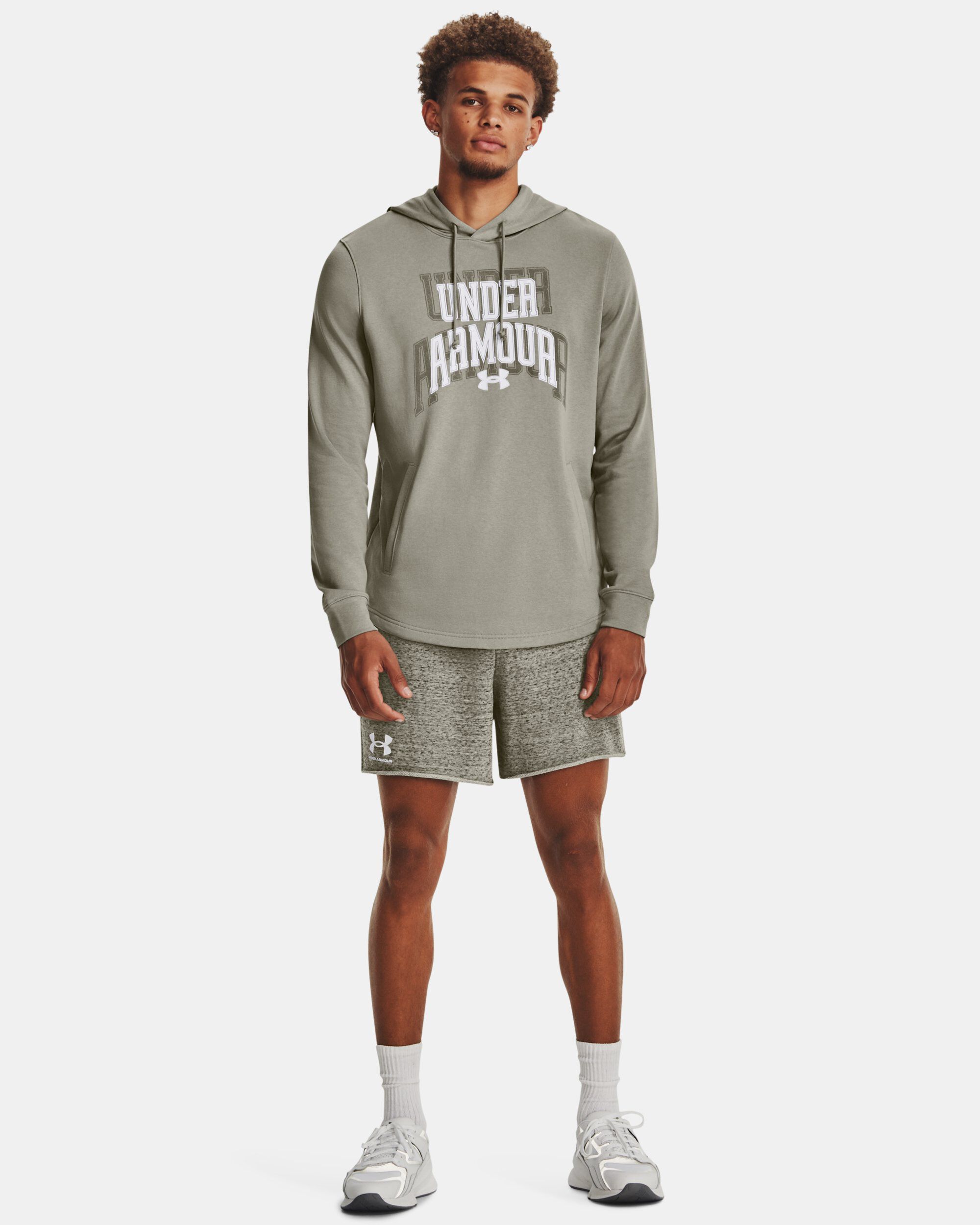 Under Armour Men s UA Rival Terry Graphic Hoodie Green in KSA