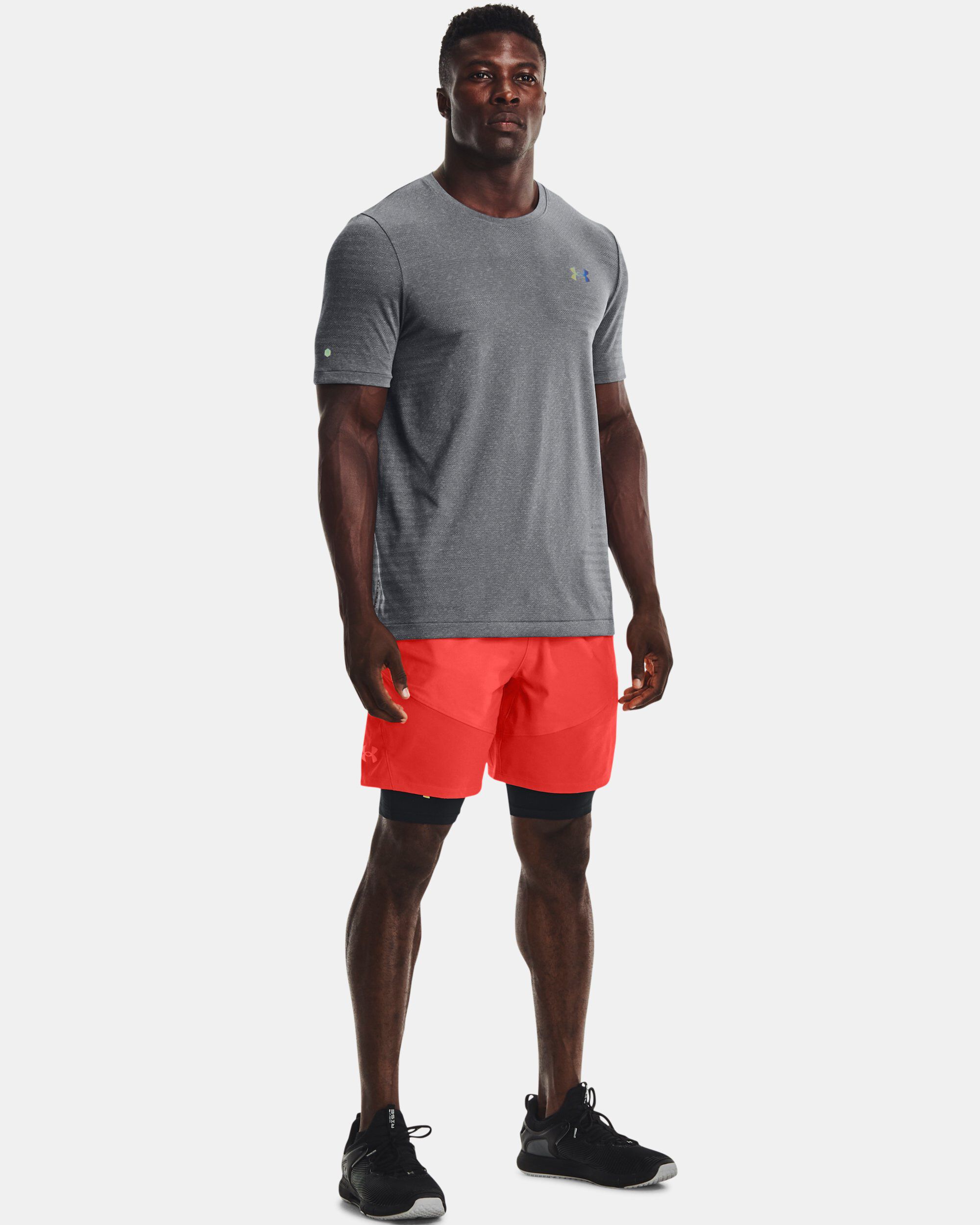 Men s UA RUSH Seamless GeoSport Short Sleeve