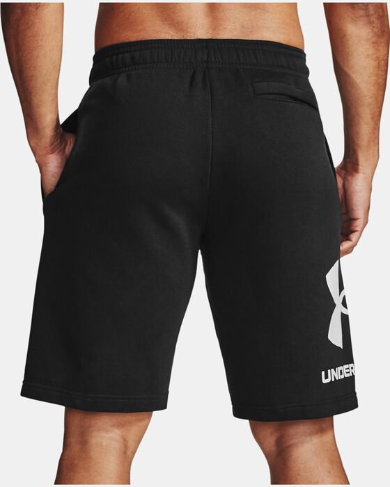 Men's UA Rival Fleece Big Logo Shorts image number 1