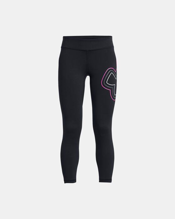 Girls' UA Motion Branded Ankle Leggings image number 0