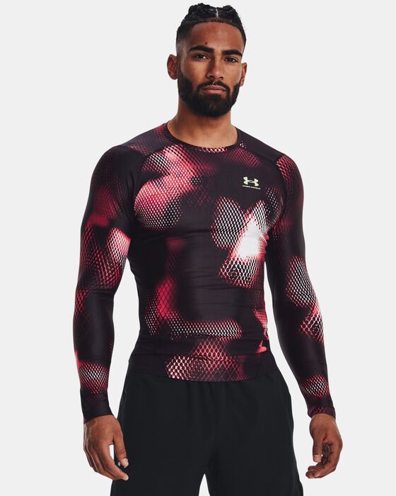 Men's UA Iso-Chill Compression Printed Long Sleeve image number 0