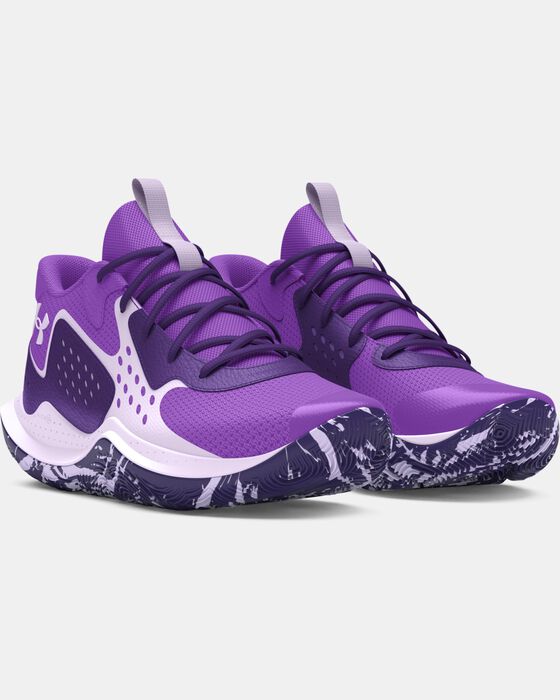 حذاء كرة السلة UA Jet '23 للأطفال في المدرسة الابتدائية image number 3