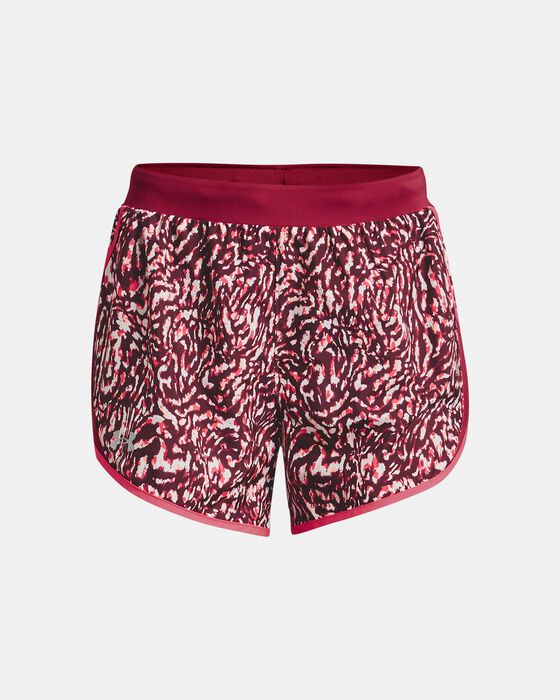 Women's UA Fly-By 2.0 Printed Shorts image number 4