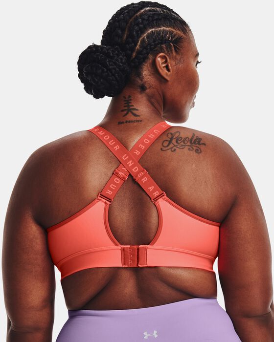 Women's UA Infinity Mid Covered Sports Bra image number 6