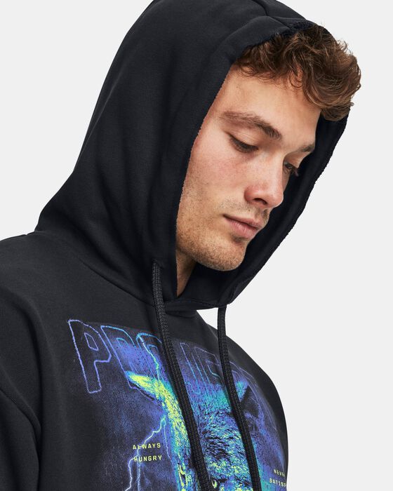Men's Project Rock Heavyweight Terry Hoodie image number 3
