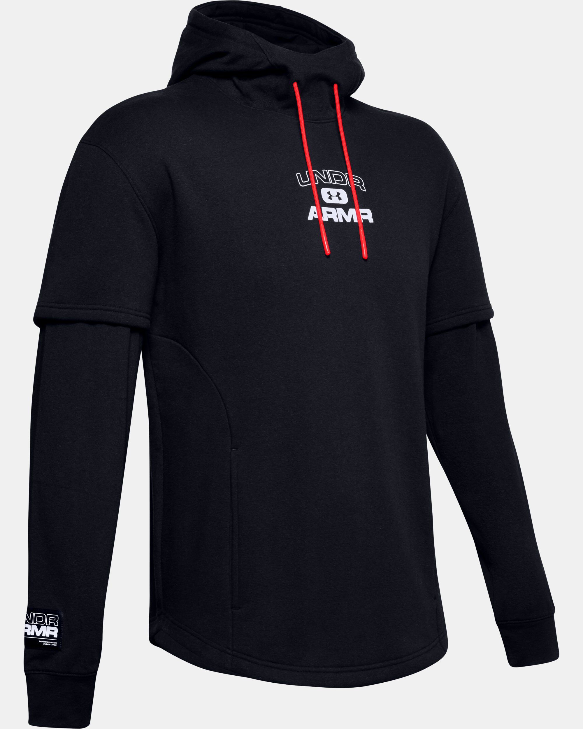 Men's ua hotsell moments fleece hoodie