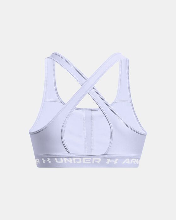 Women's Armour® Mid Crossback Sports Bra image number 4