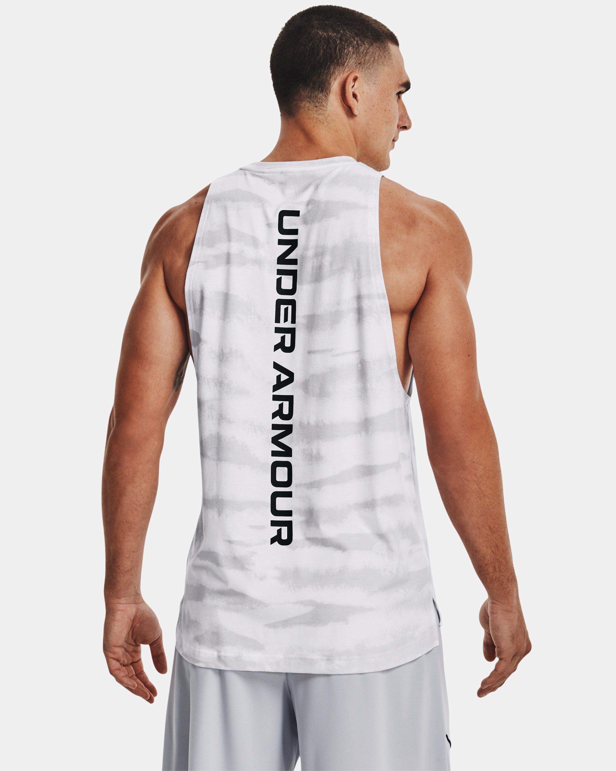 Under armour men's baseline tank sales