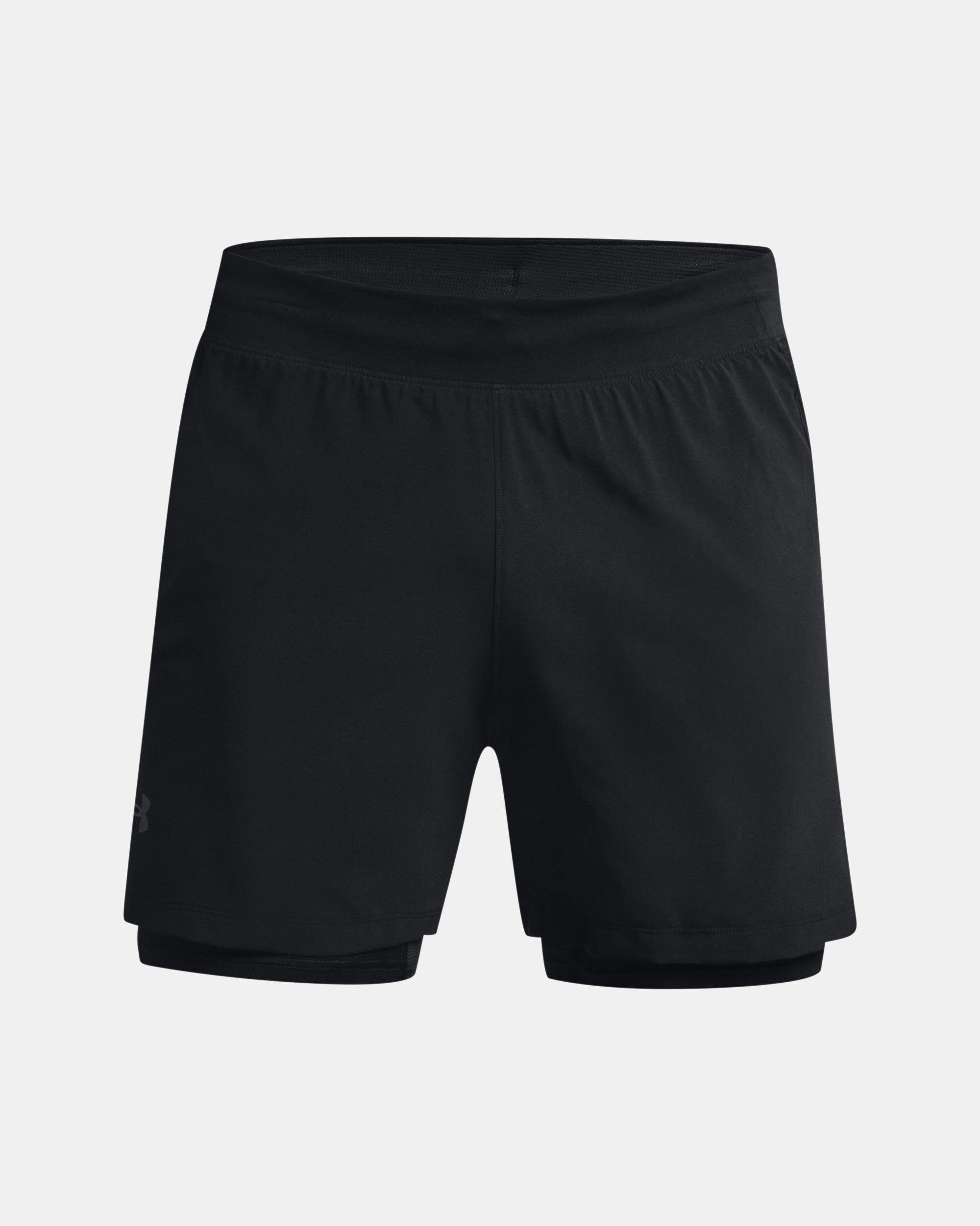 Under armour 2 in 1 running shorts mens top