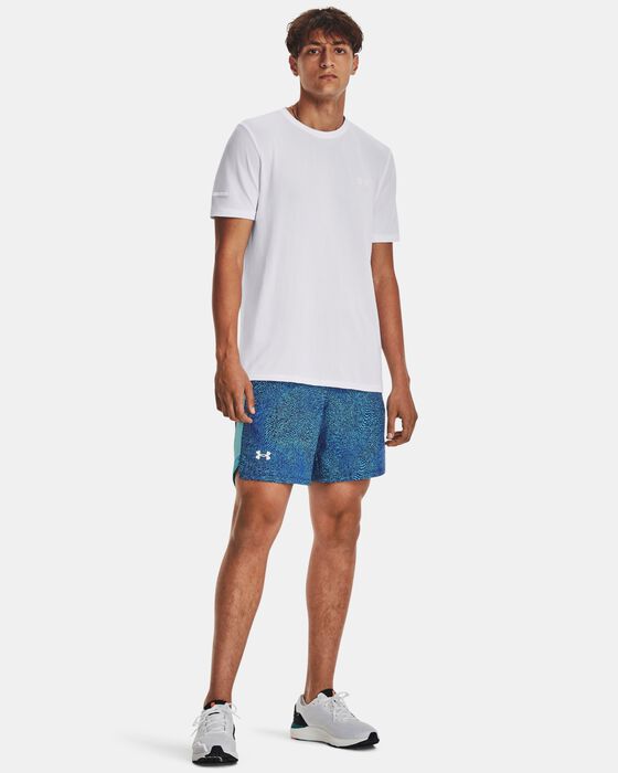 Men's UA Launch 7'' Printed Shorts image number 3