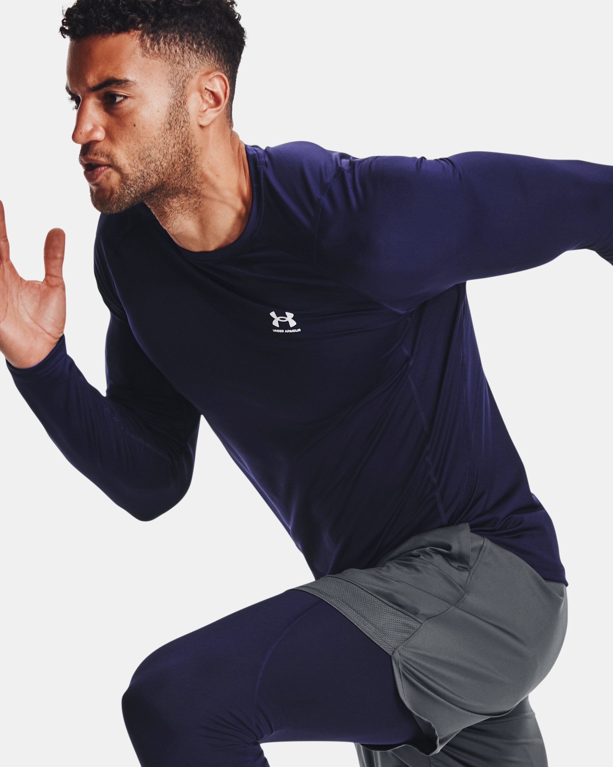 Under armour men's store coldgear fitted crew
