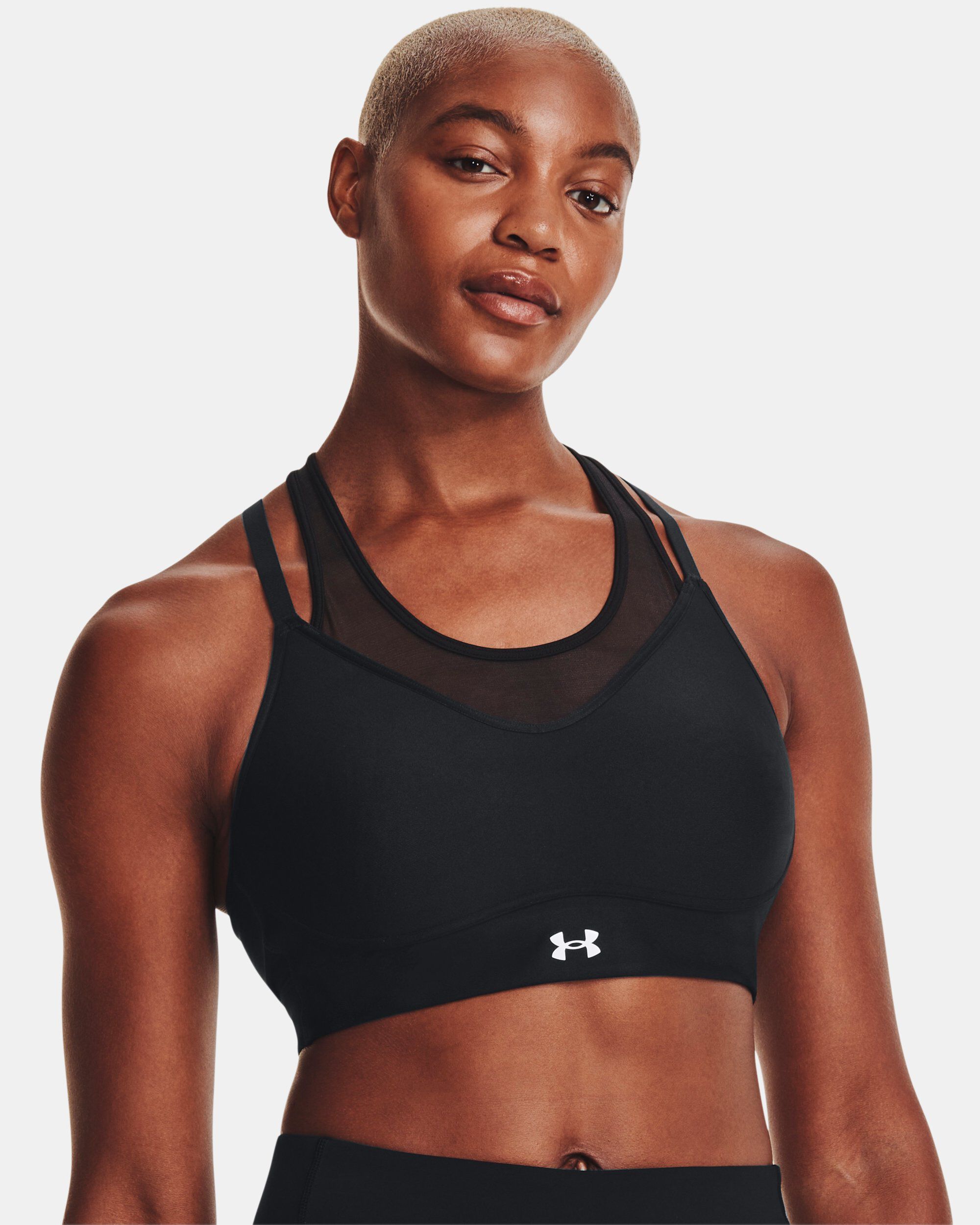 Under Armour Women s UA Infinity Low Mesh Sports Bra Black in KSA