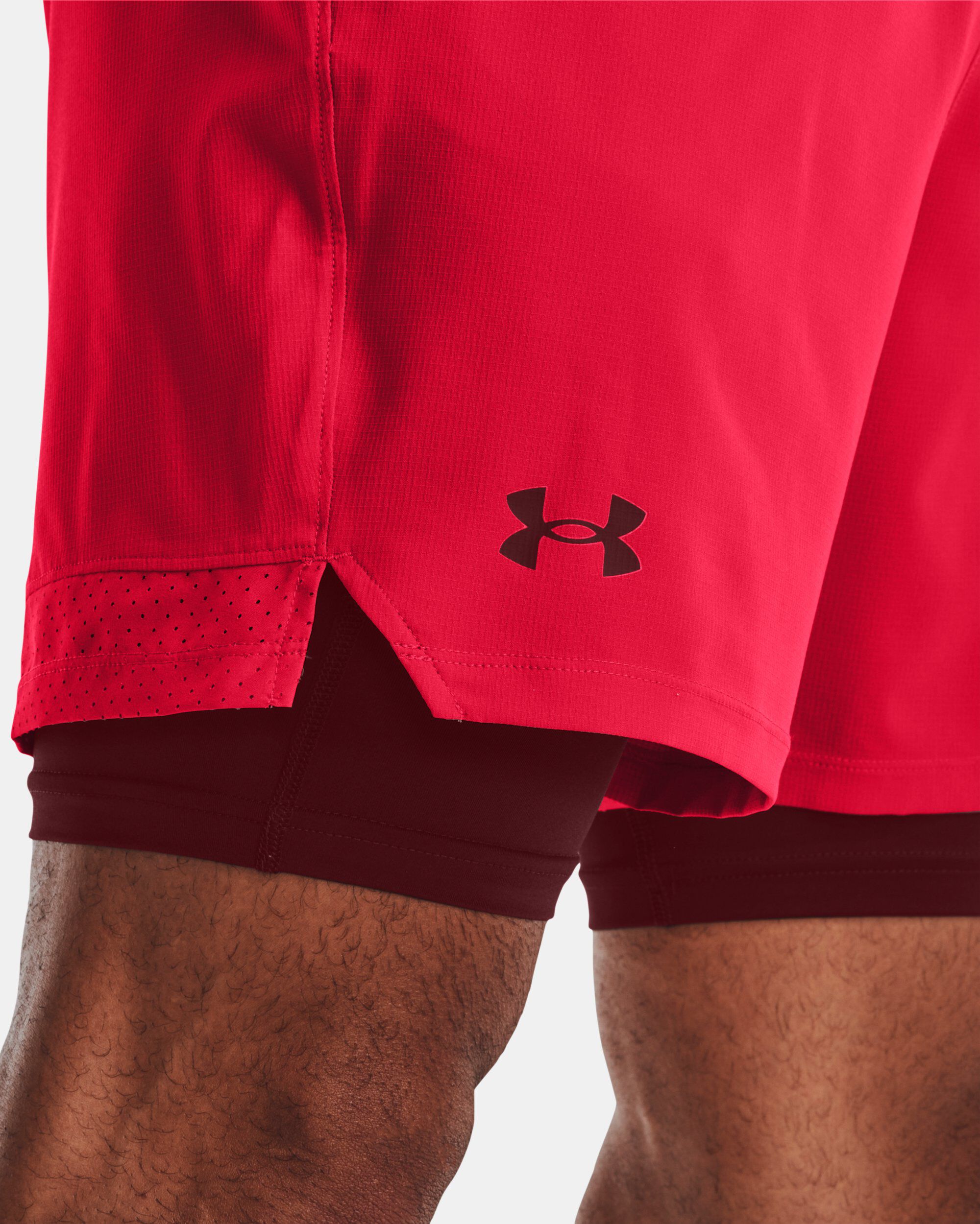 Mens red under armour shorts shop