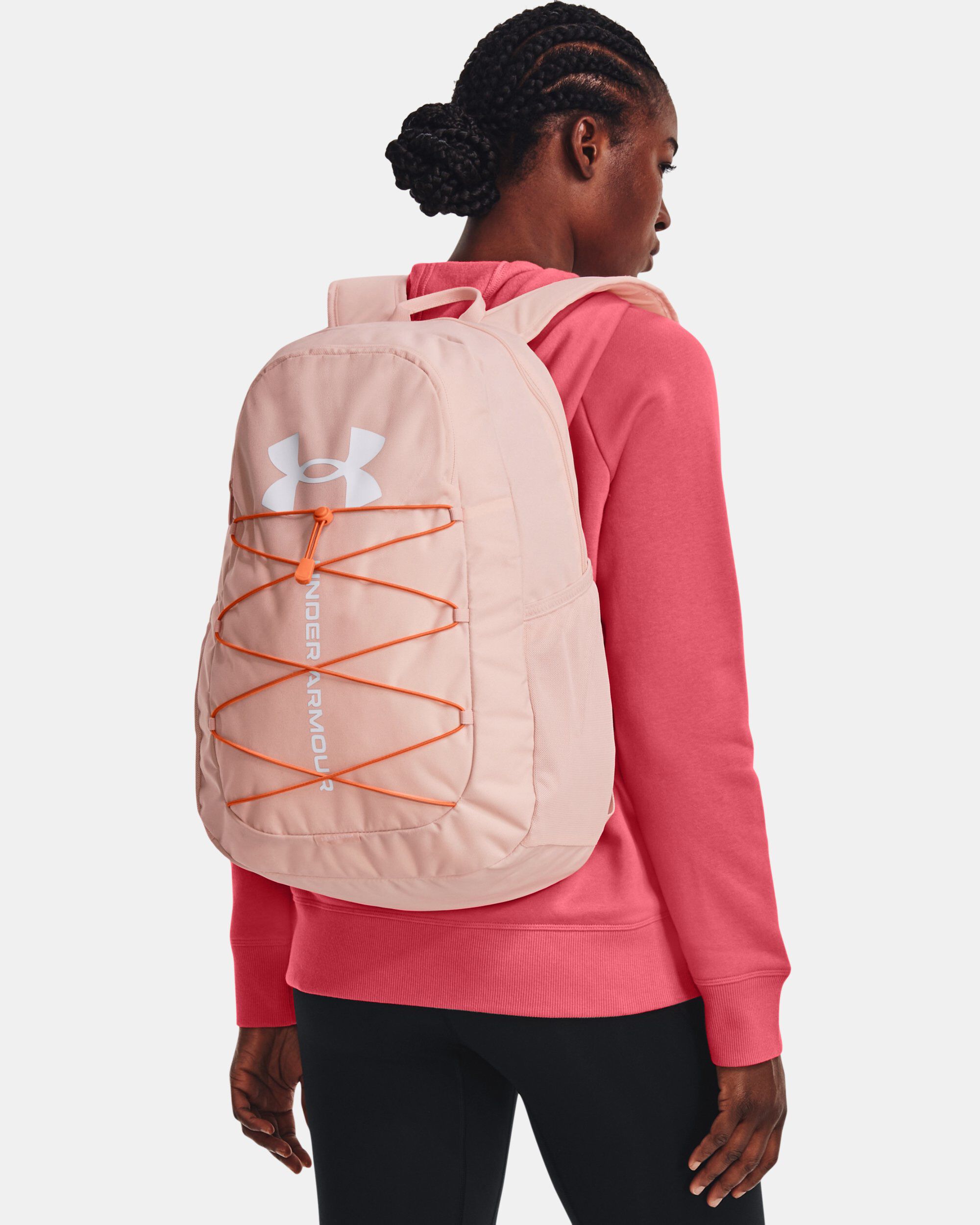 Under armour best sale pink backpack