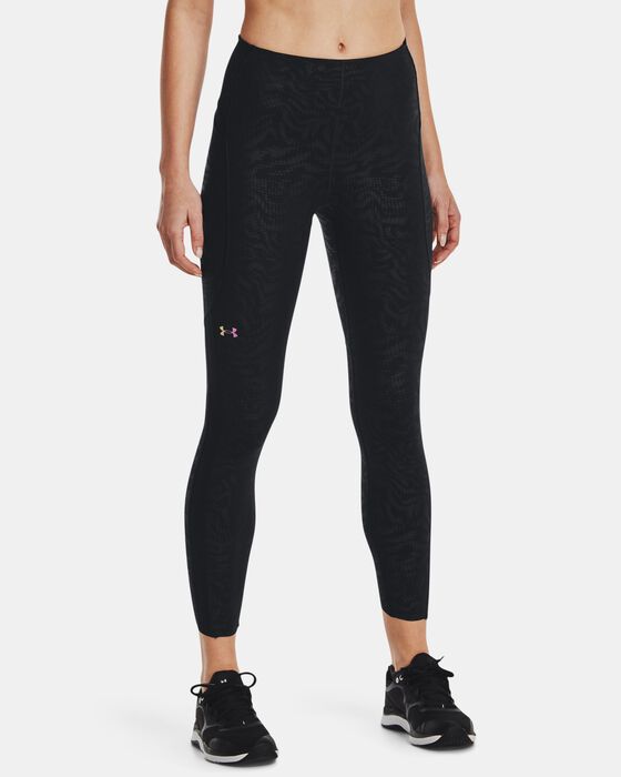 Women's UA RUSH™ Emboss Perf Leggings image number 0