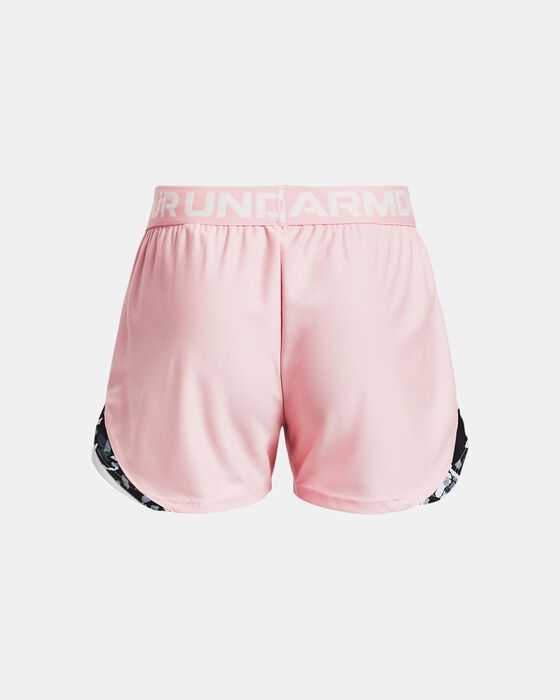 Girls' UA Play Up Tri-Color Shorts image number 1