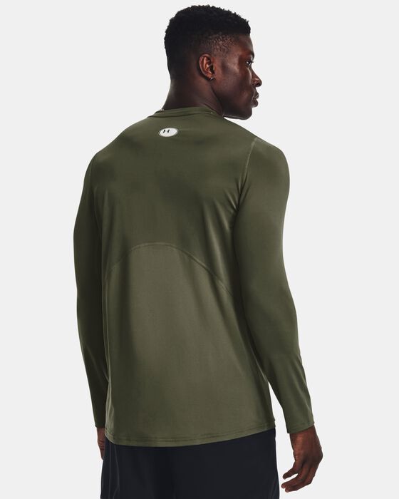 Men's HeatGear® Armour Fitted Long Sleeve image number 1